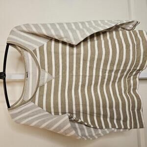 Cozy Striped Long Sleeve Top - Medium